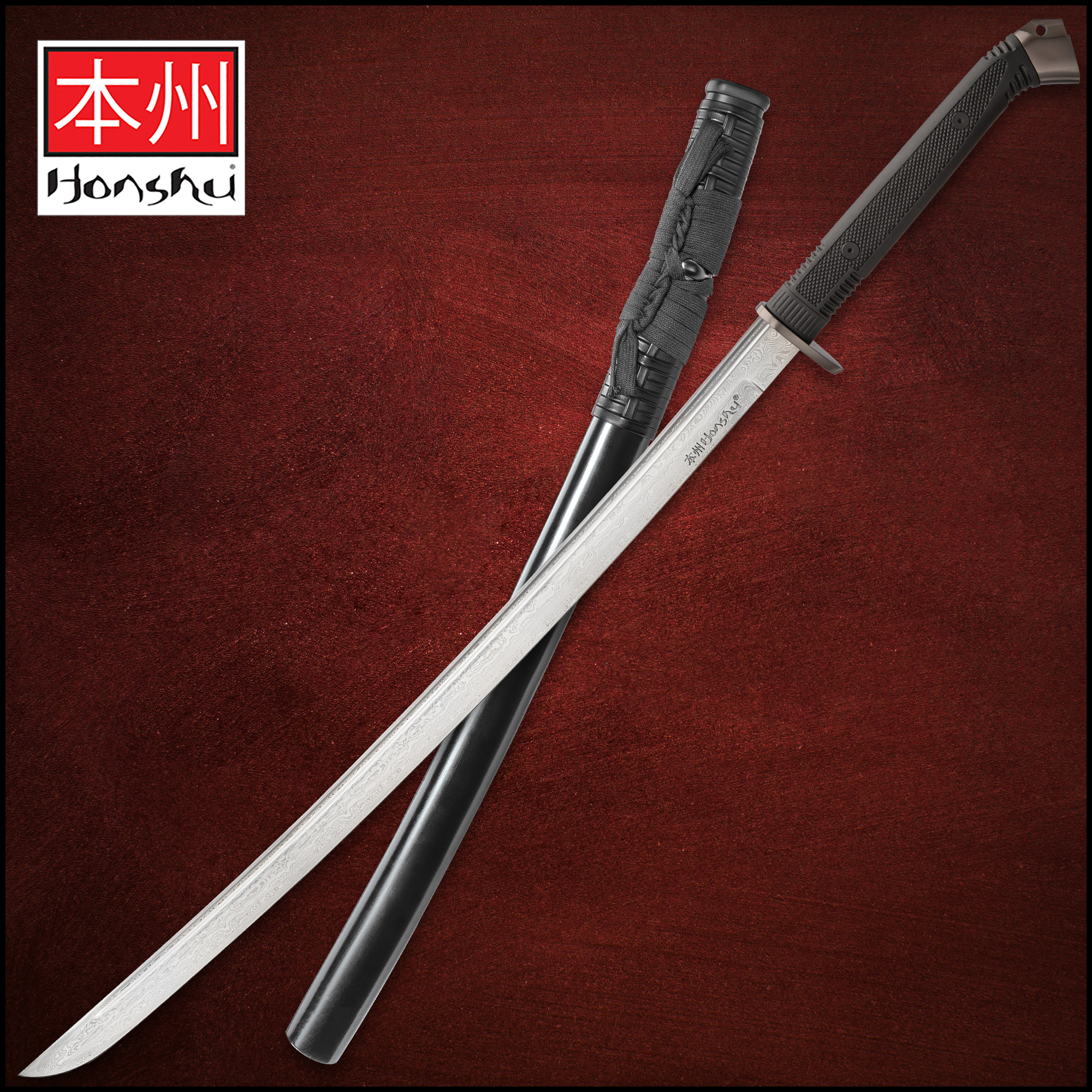 2024超人気 Honshu Boshin® Damascus Katana With Scabbard – Damascus 特撮