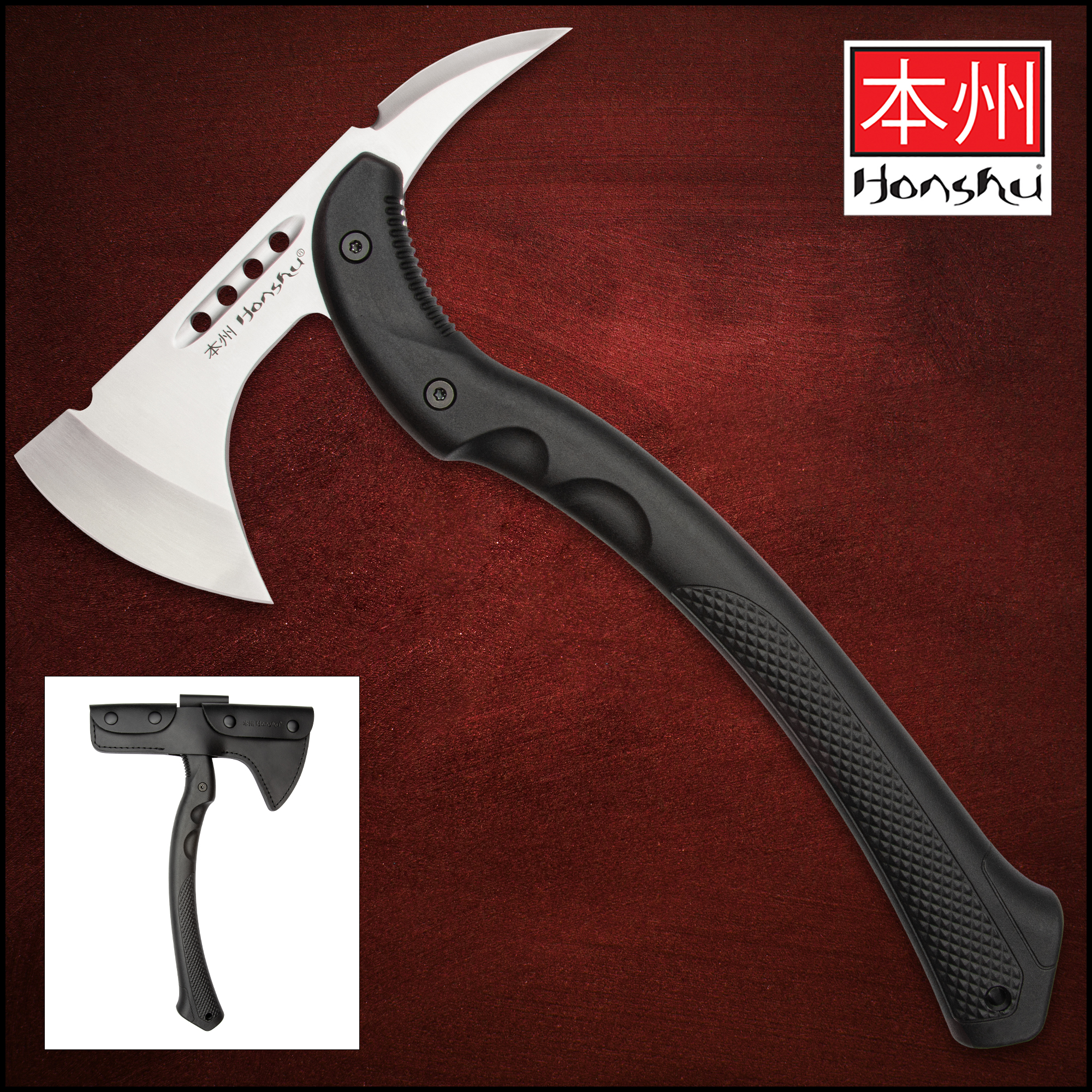 新品 BALLISTICS DRILLED HAND AXE MASAKARI Mizuno Jigata Masakari Bearded Hatchet – Knifewear