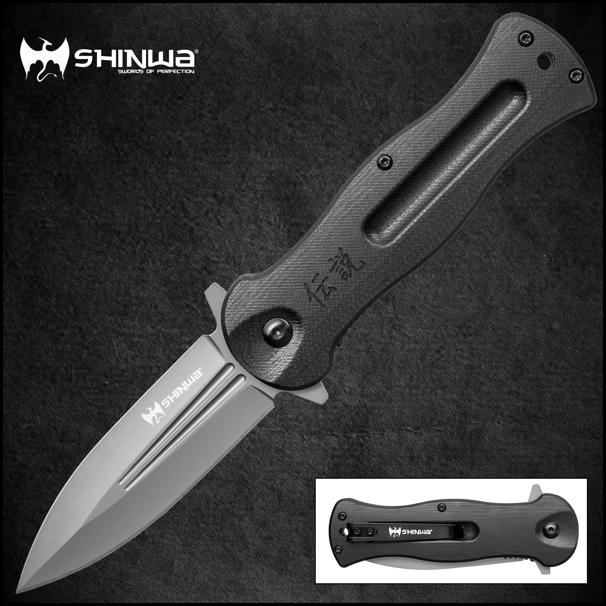 セール 登場から人気沸騰 Ganjo Shinwa Black Knife Pocket G10 果物