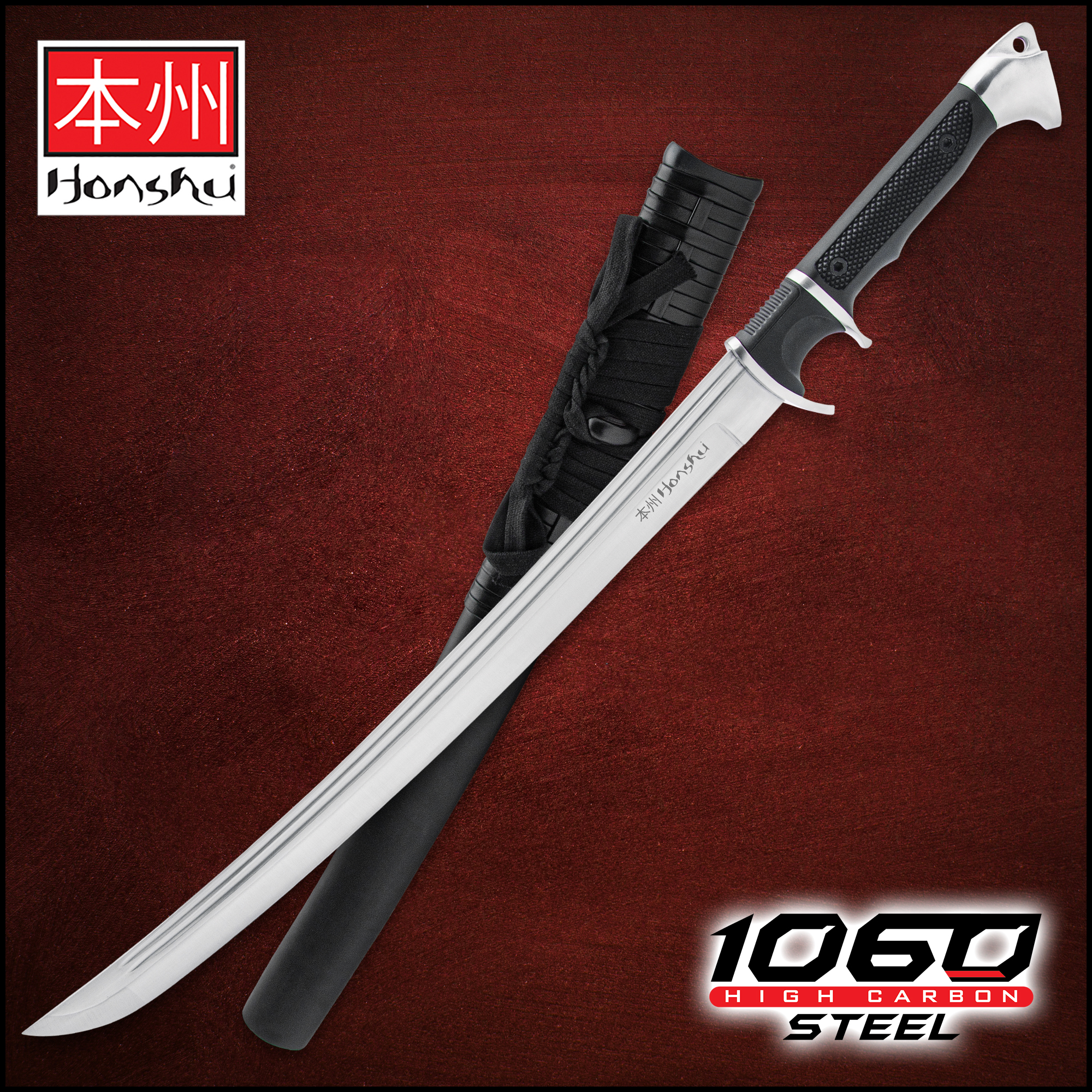 はしゅか様 Honshu Sub-Hilt Wakizashi And Sheath – 1060 High Carbon